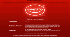 Desktop Screenshot of macrodentals.com